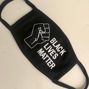LARGE BLACK LIVES MATTER MASK NEW NEVER WORN